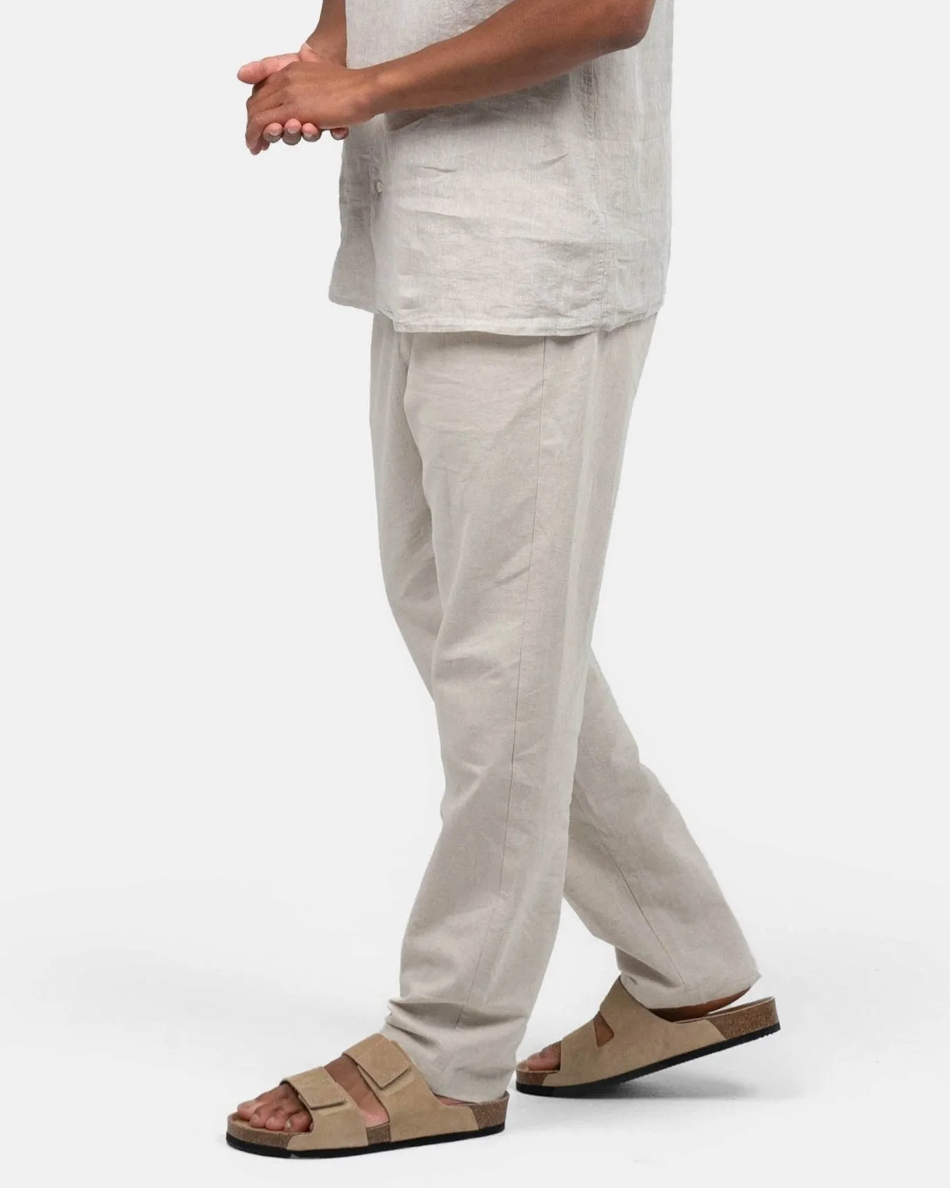 Linen Pants Beige