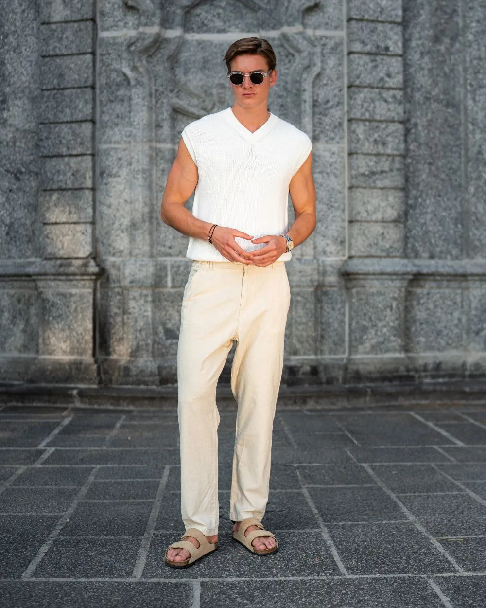 Linen Pants Beige