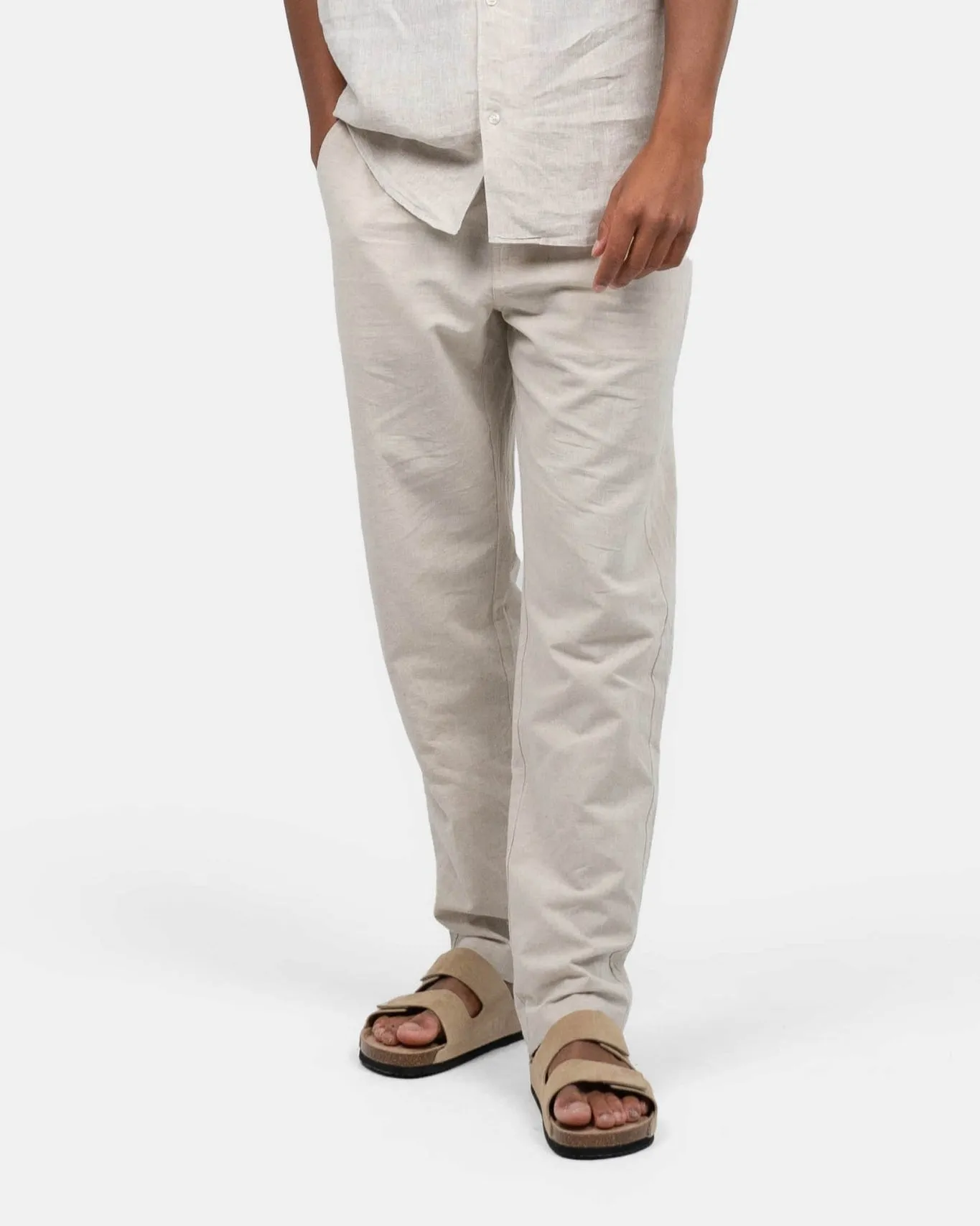 Linen Pants Beige