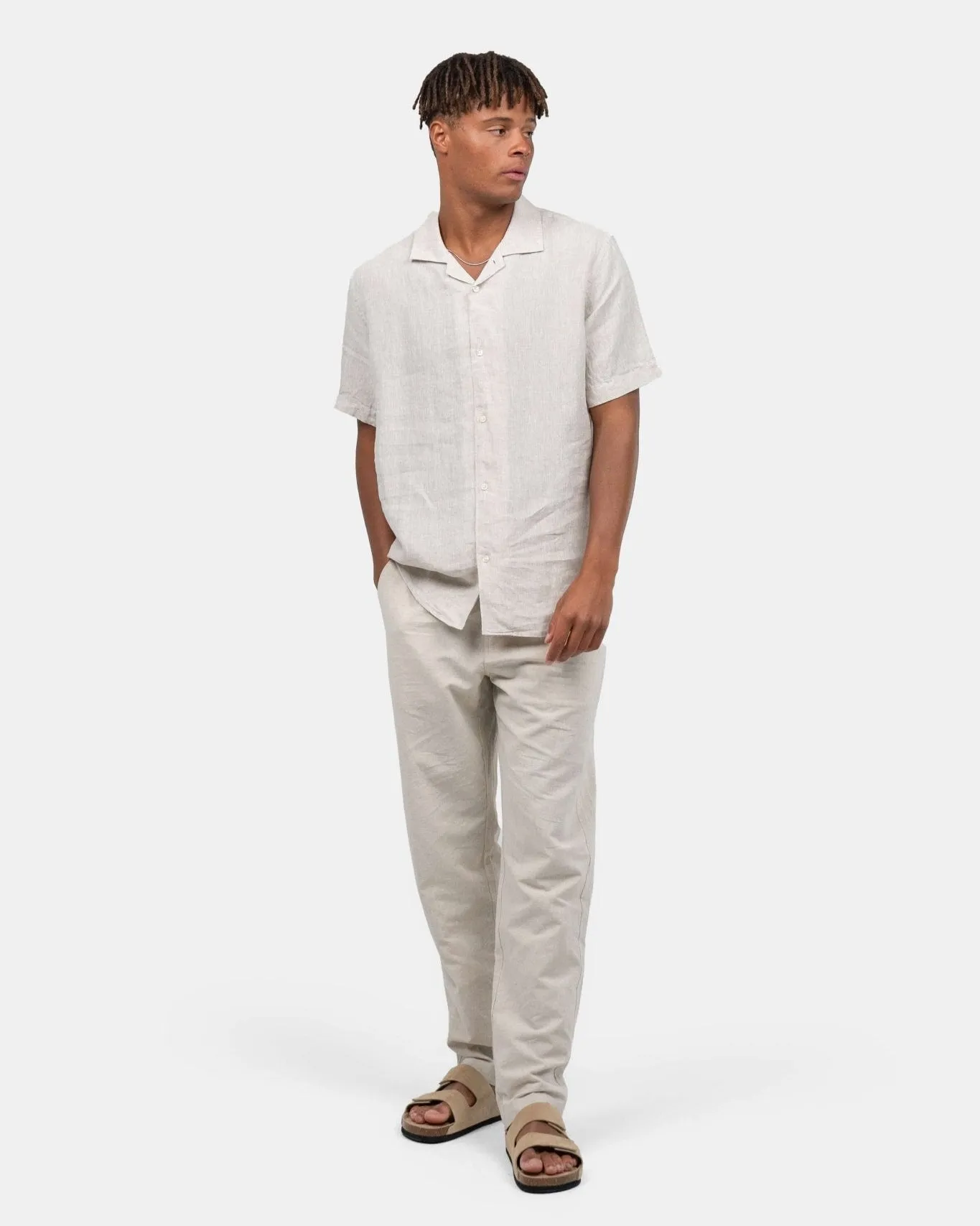 Linen Pants Beige