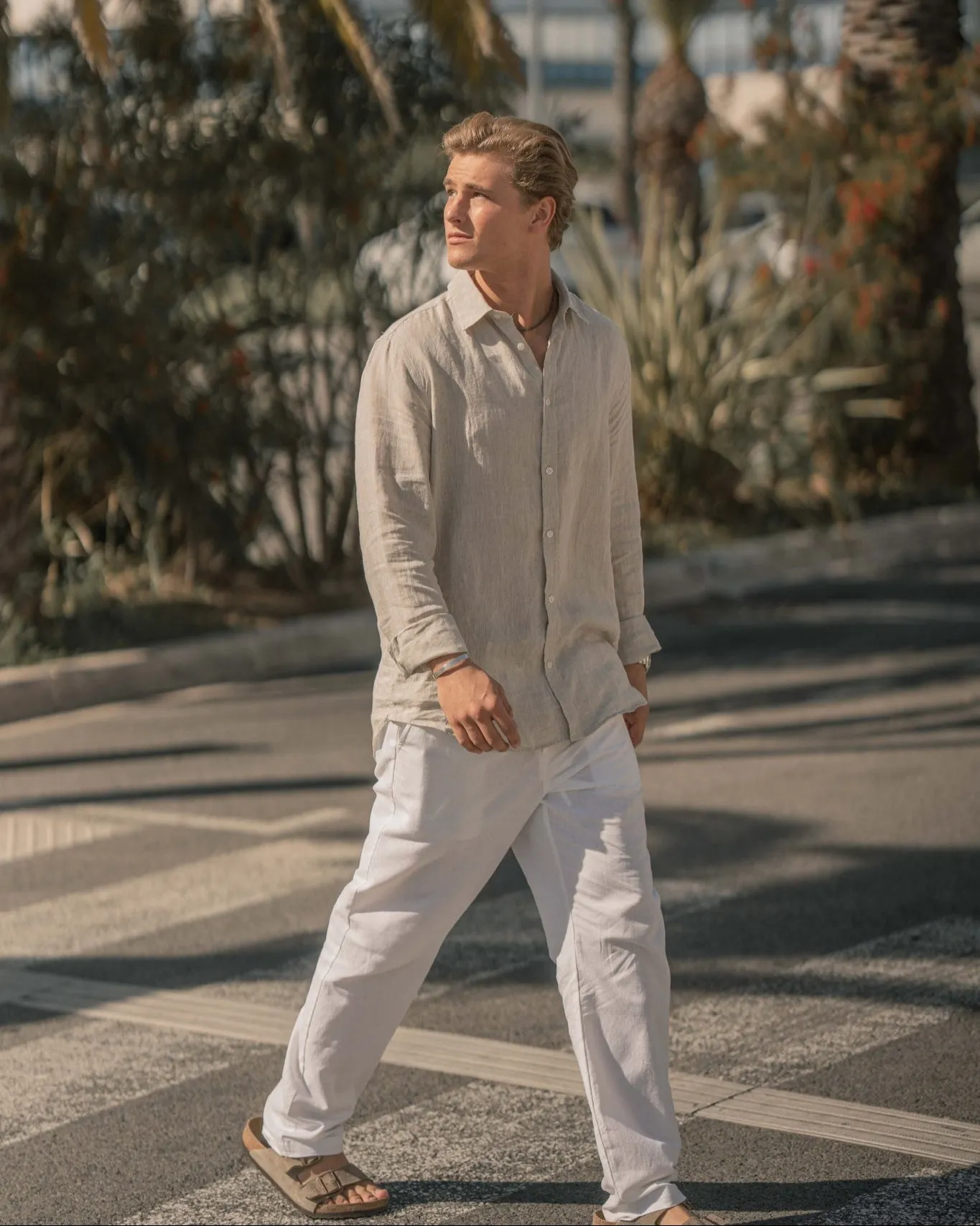 Linen Pants White