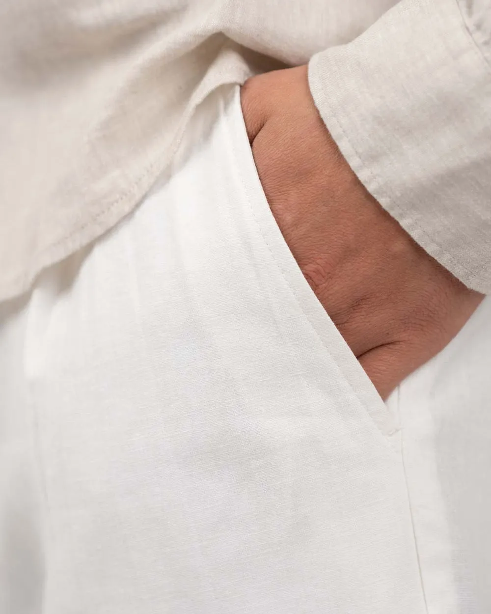 Linen Pants White