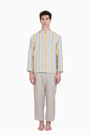 Linen Trevor Shirt-Vern Yellow