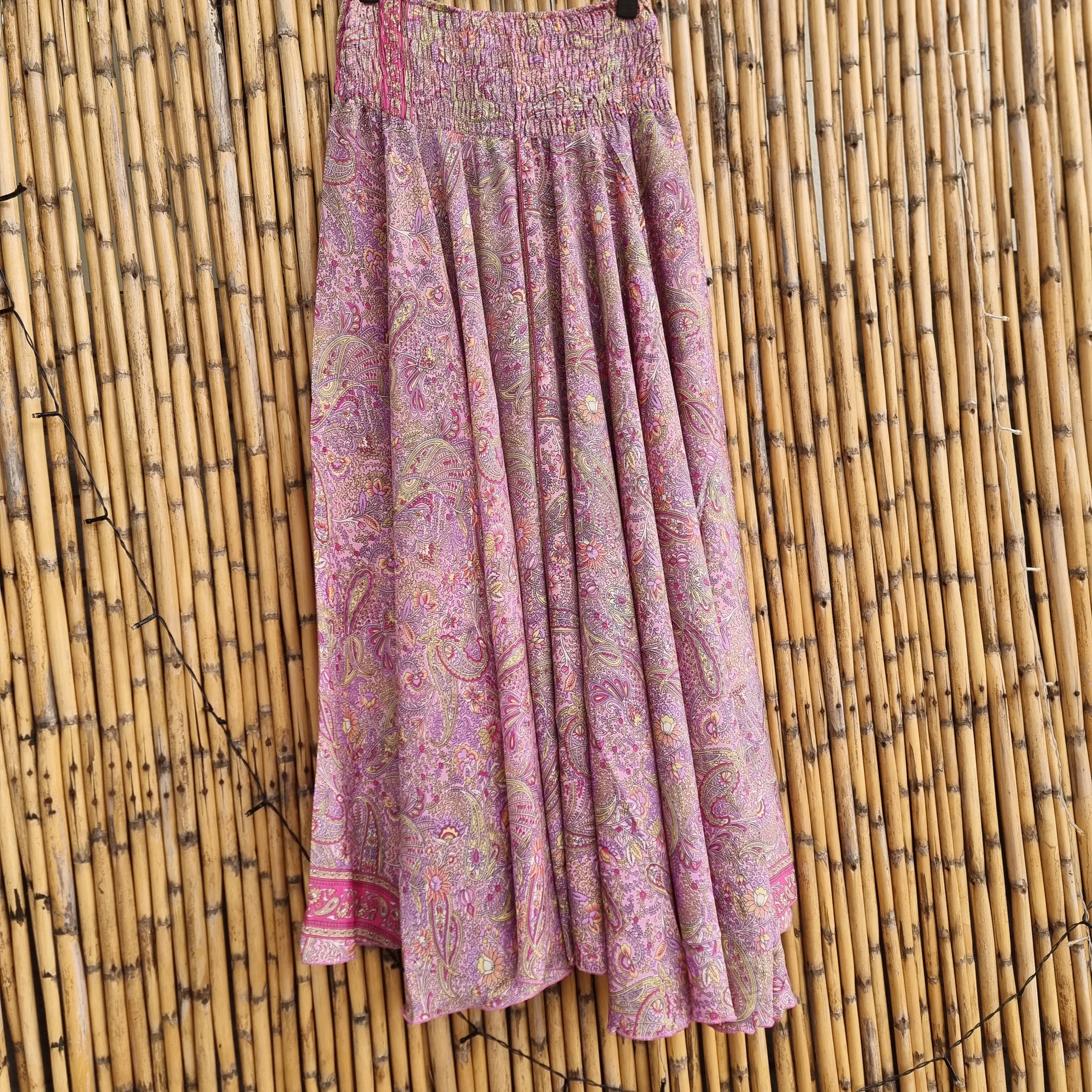 Lotus Luxe Silk Umbrella Pants
