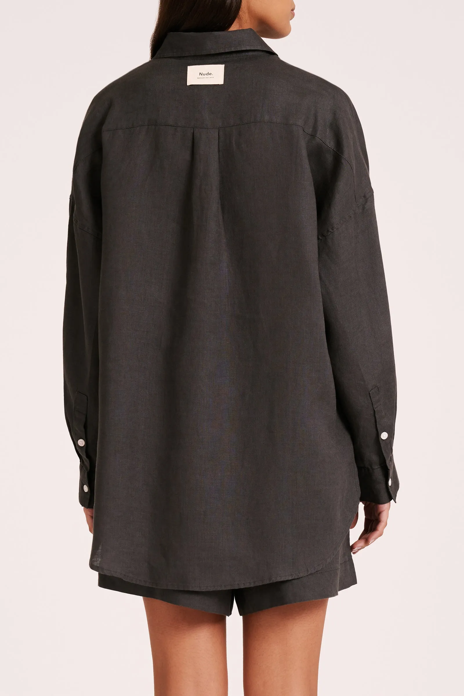 LOUNGE HERITAGE LINEN SHIRT