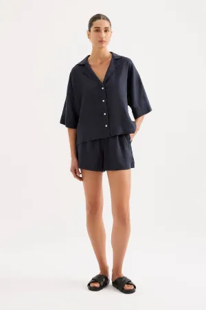 LOUNGE LINEN SHIRT