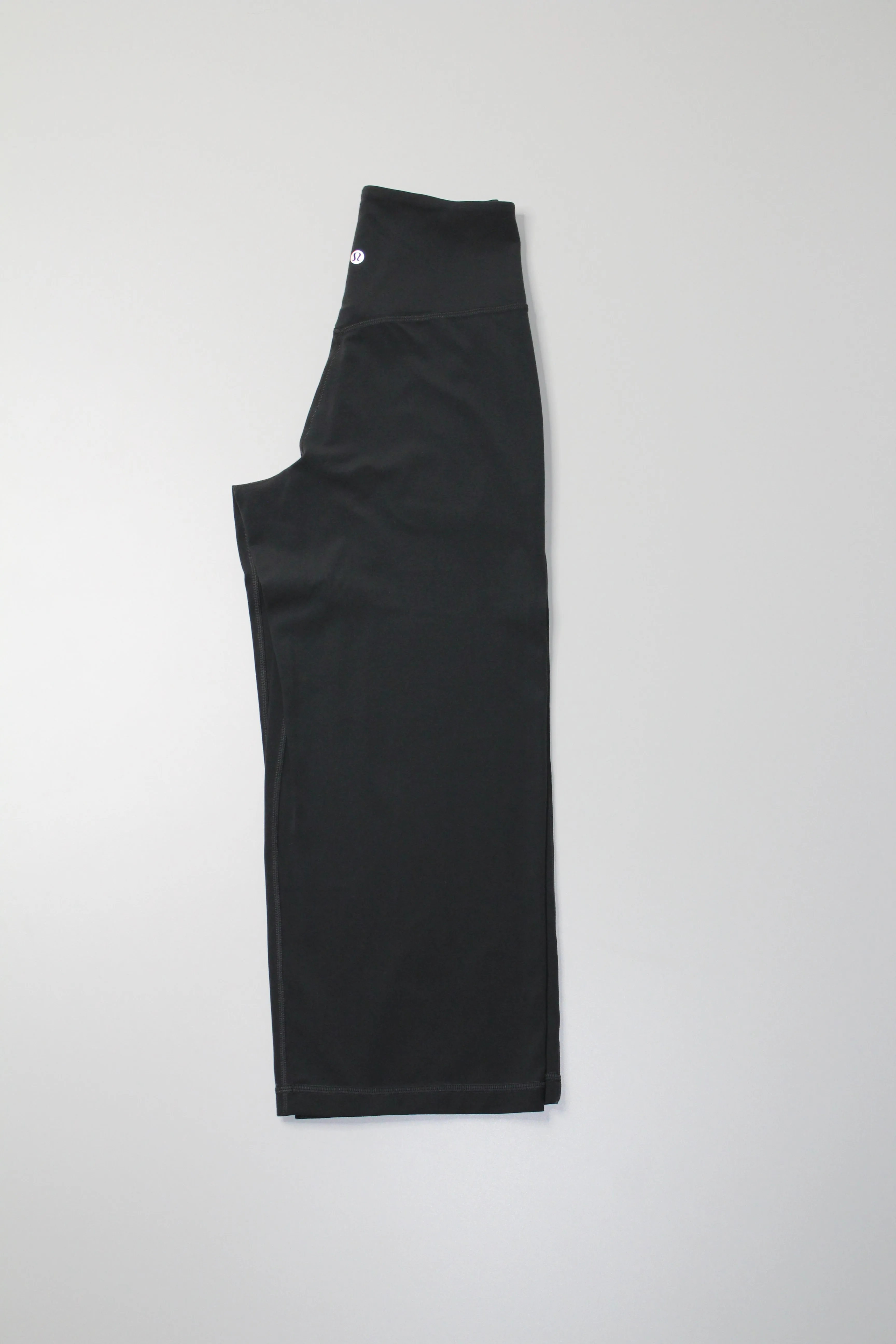 Lululemon graphite grey align crop wide leg, size 4 (23")