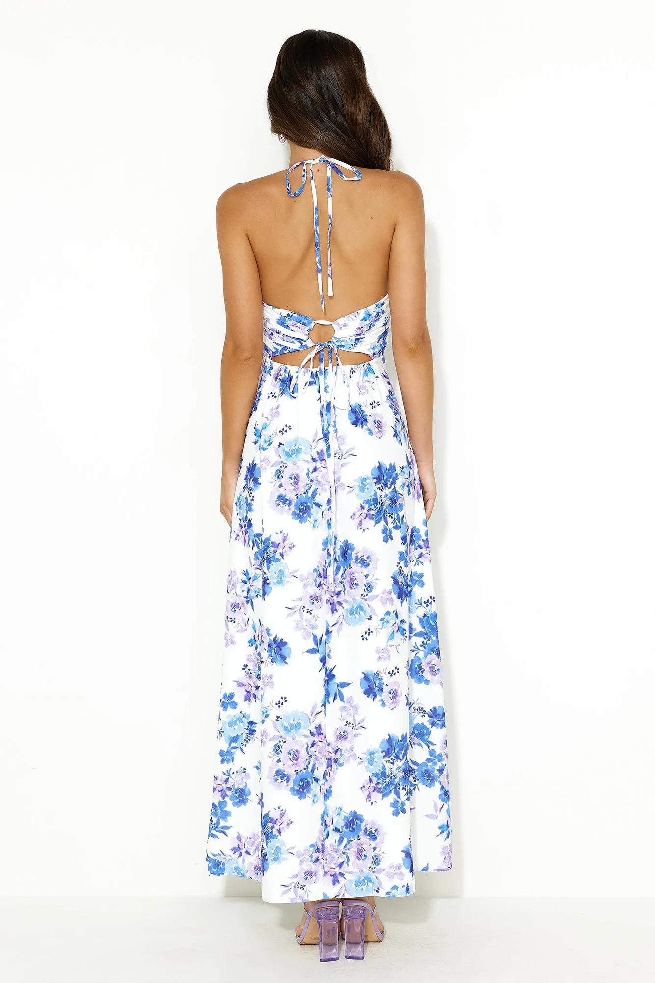 Luxe Escape Maxi Dress Blue