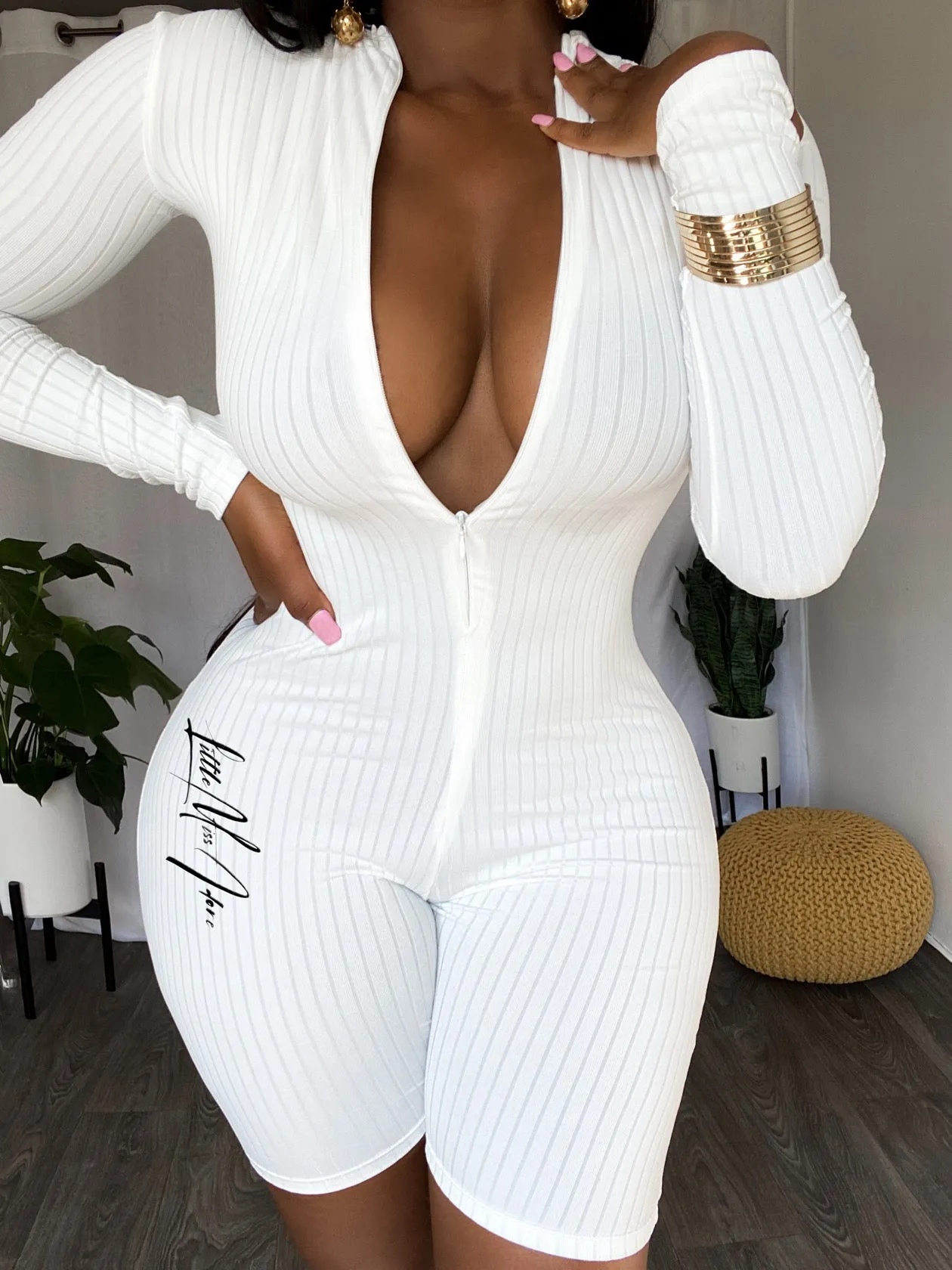 LUXURY LUSH (WHITE) | BODYSUIT