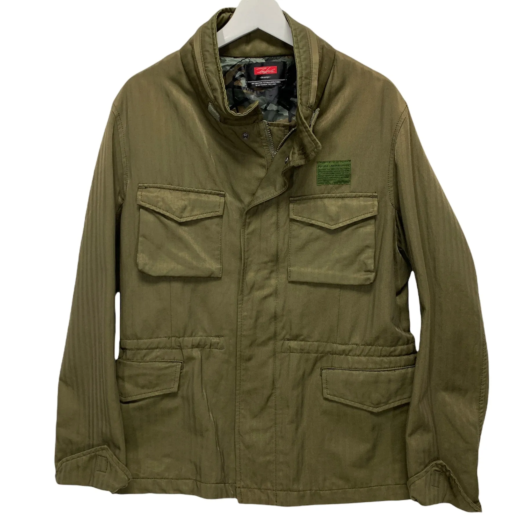 [M] Futura Laboratories Herringbone Camo-Lined M-65 Jacket