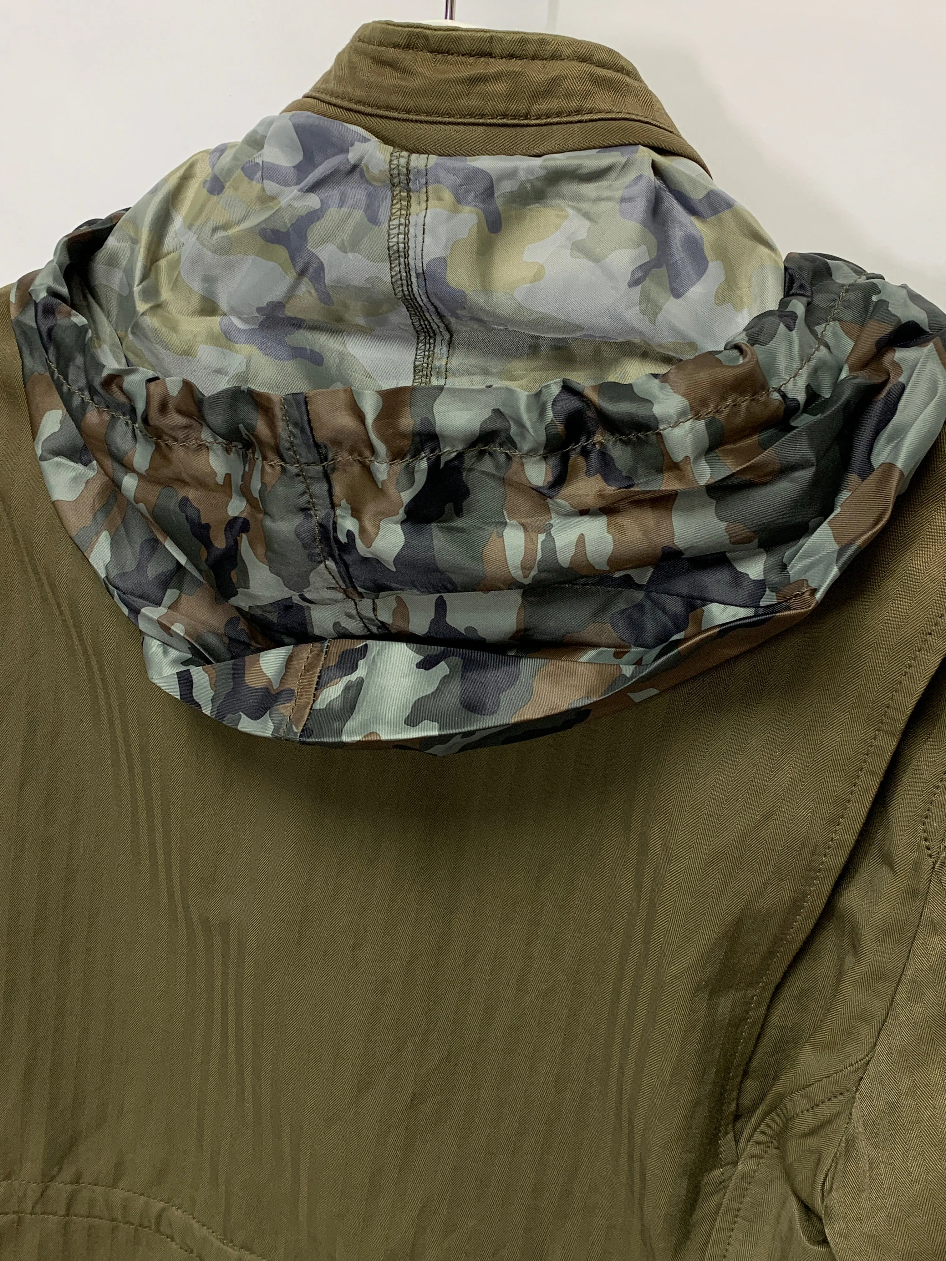 [M] Futura Laboratories Herringbone Camo-Lined M-65 Jacket