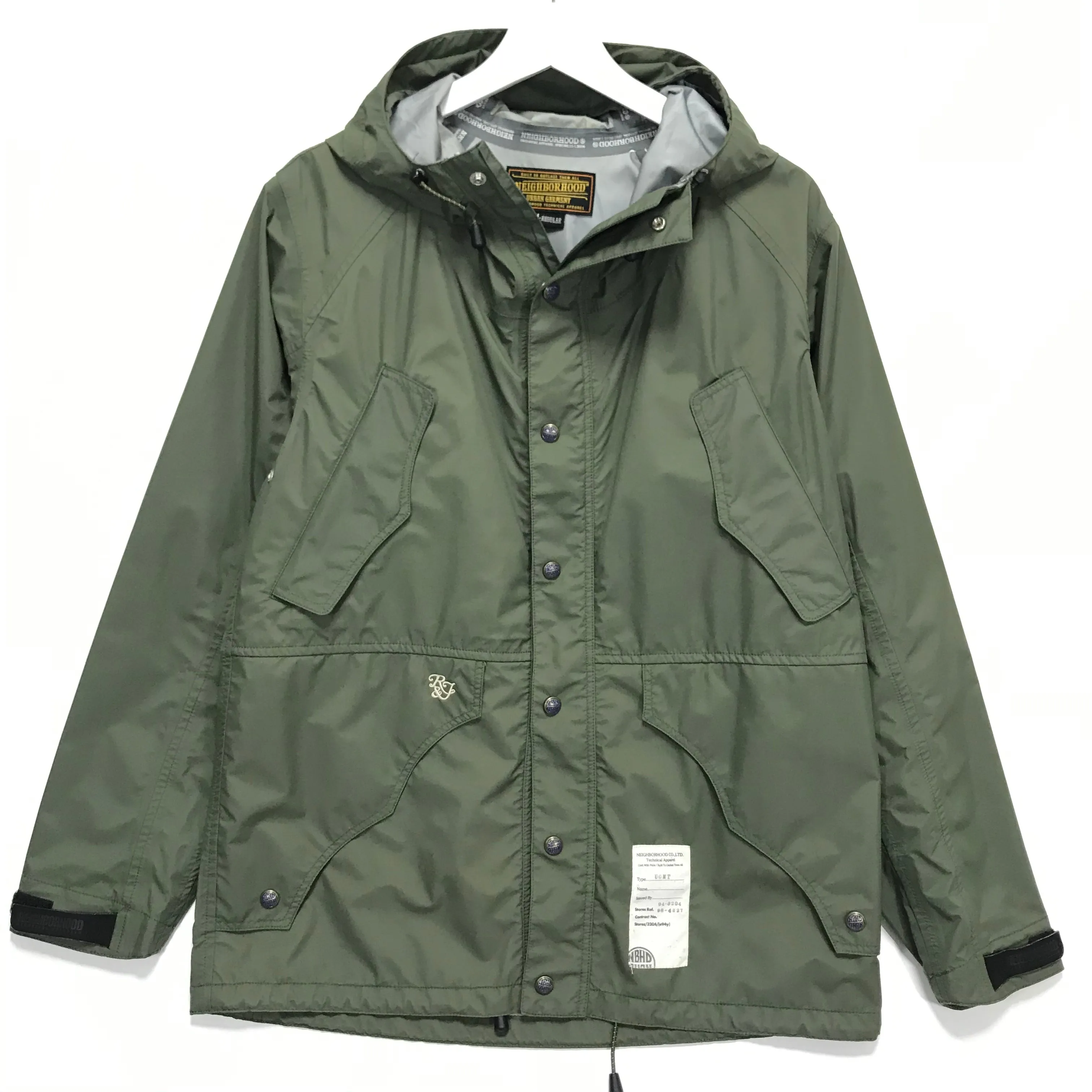 [M] Neighborhood 11SS Rain Shelter N-Jacket Olive