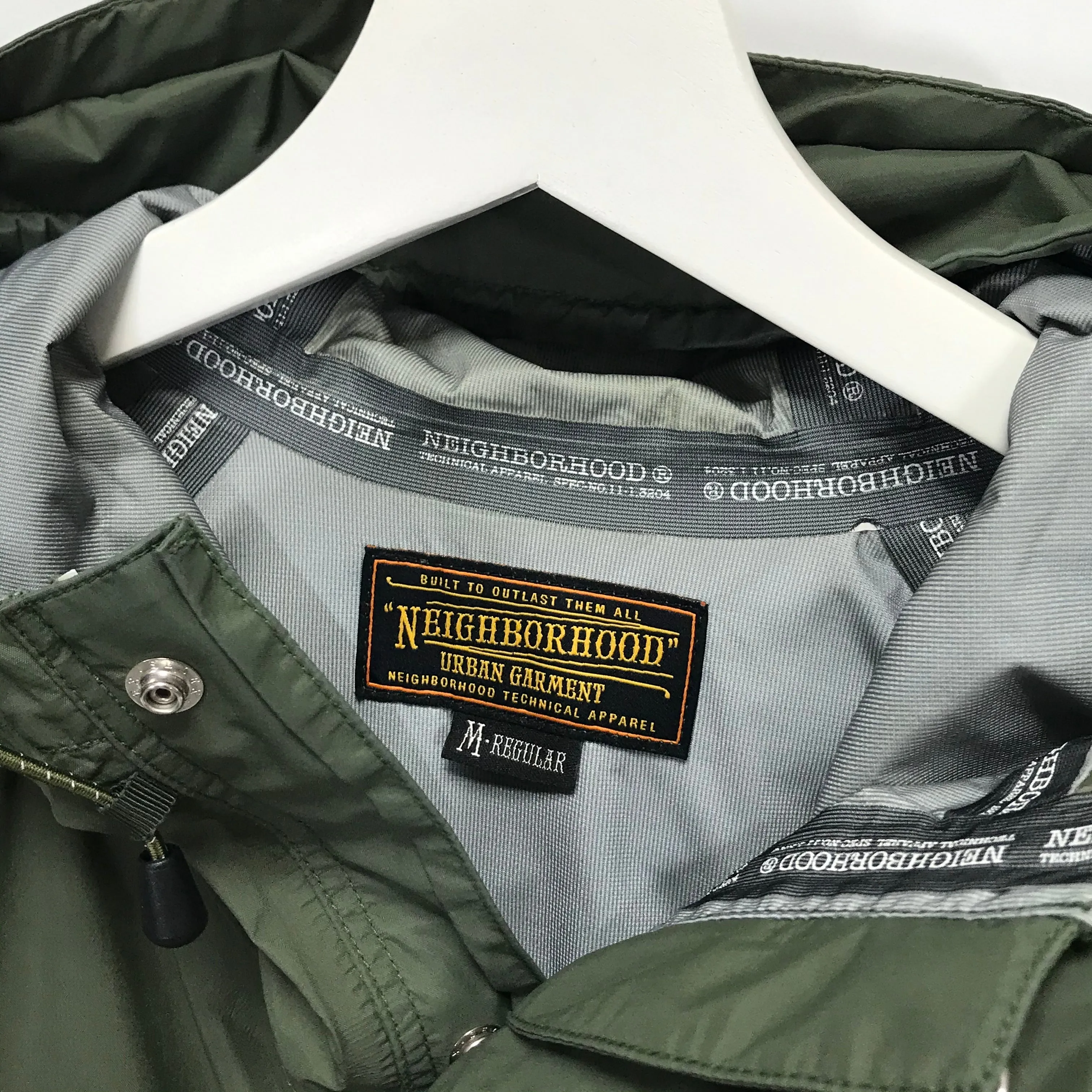 [M] Neighborhood 11SS Rain Shelter N-Jacket Olive