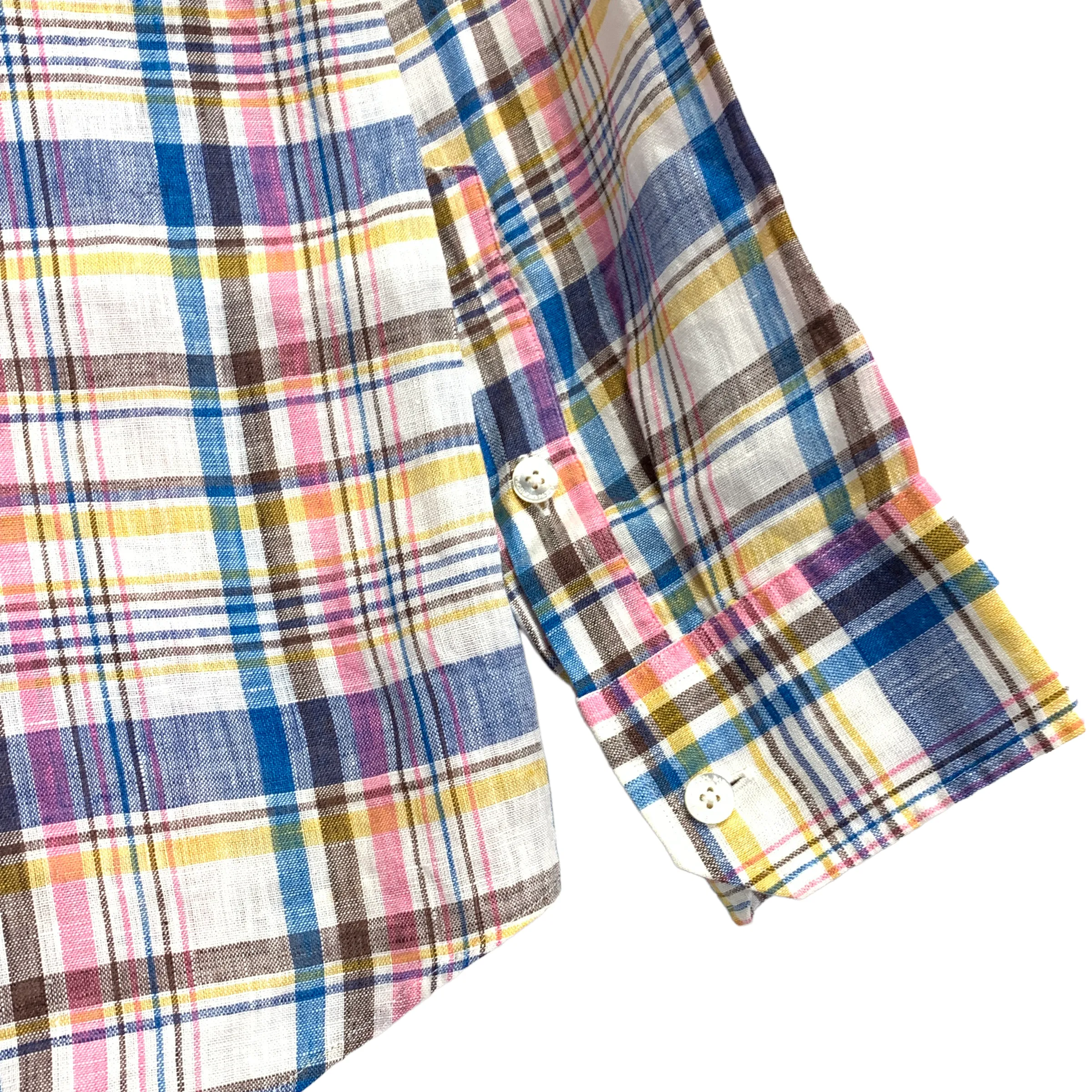 [M] Visvim 12SS Linen Madras V V B.D. L/S Shirt