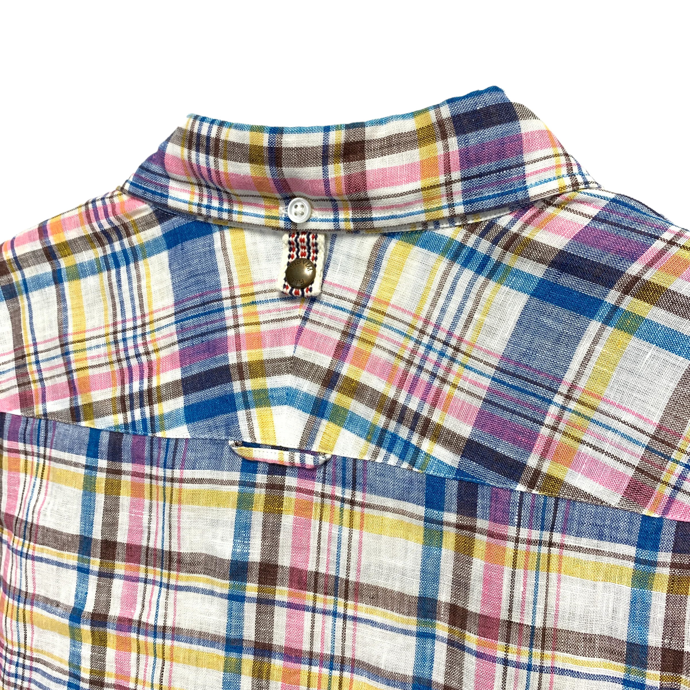 [M] Visvim 12SS Linen Madras V V B.D. L/S Shirt