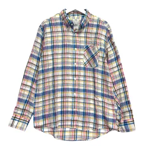 [M] Visvim 12SS Linen Madras V V B.D. L/S Shirt