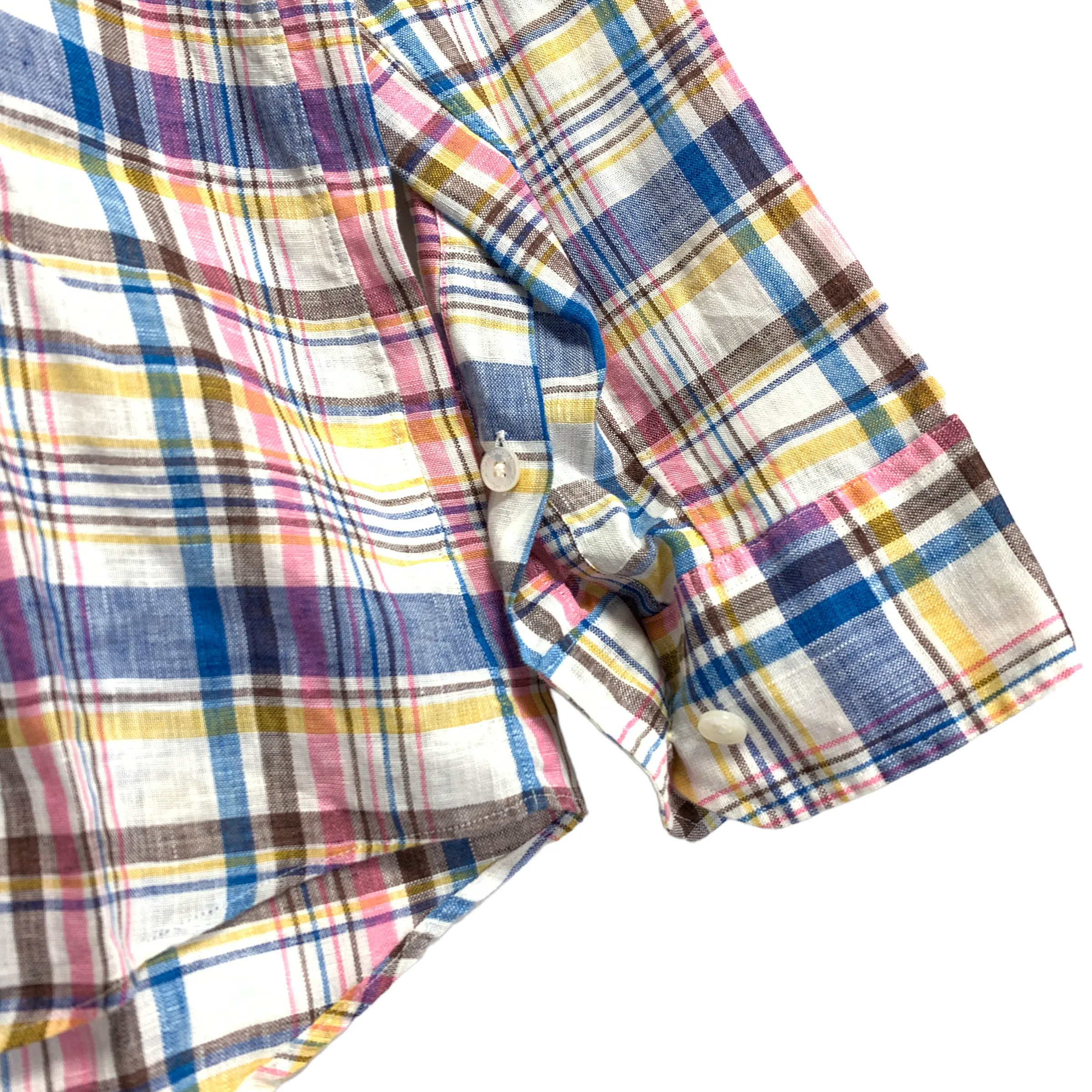 [M] Visvim 12SS Linen Madras V V B.D. L/S Shirt