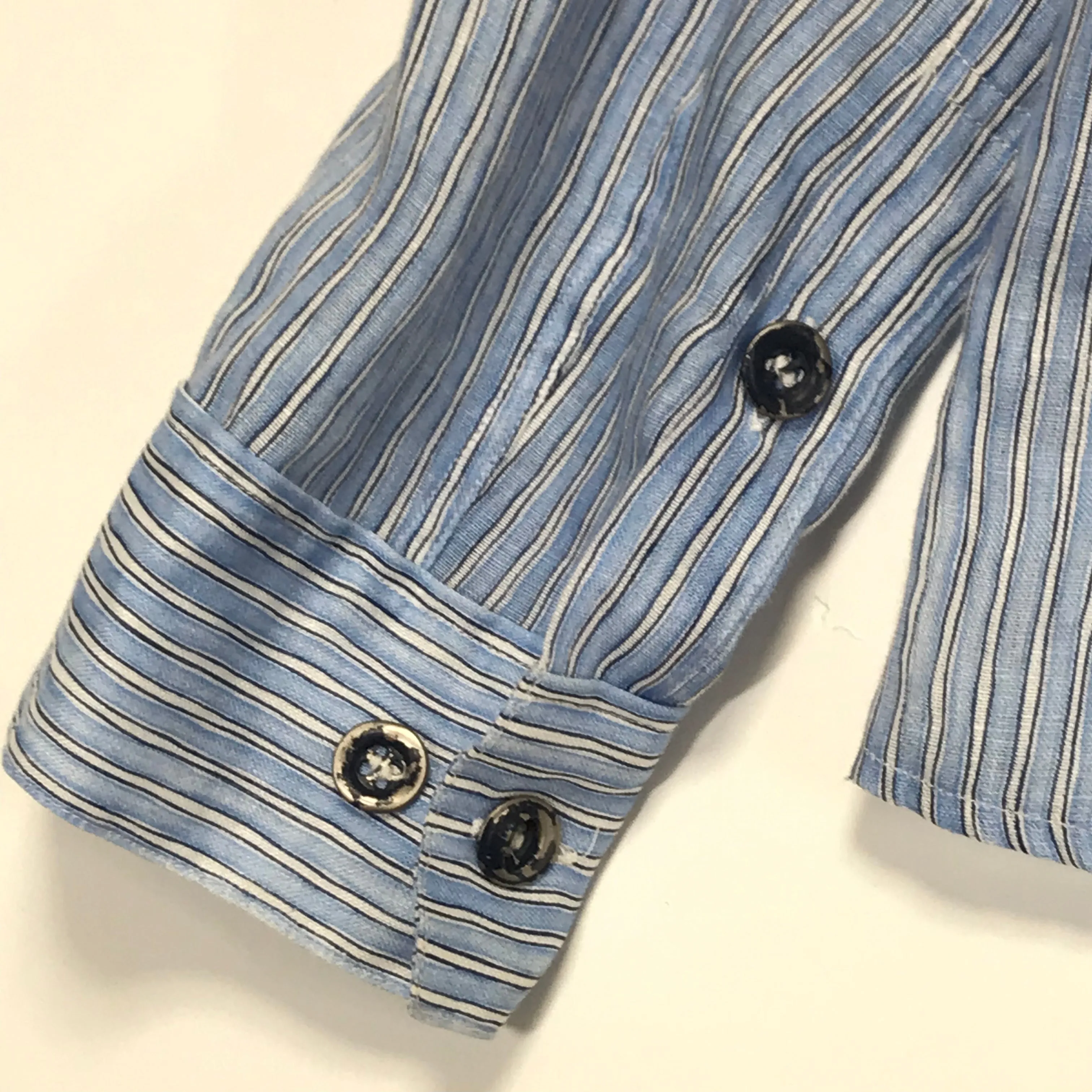 [M] VISVIM 13SS Visvim Lhamo Shirt IT (Italy) Linen Stripe