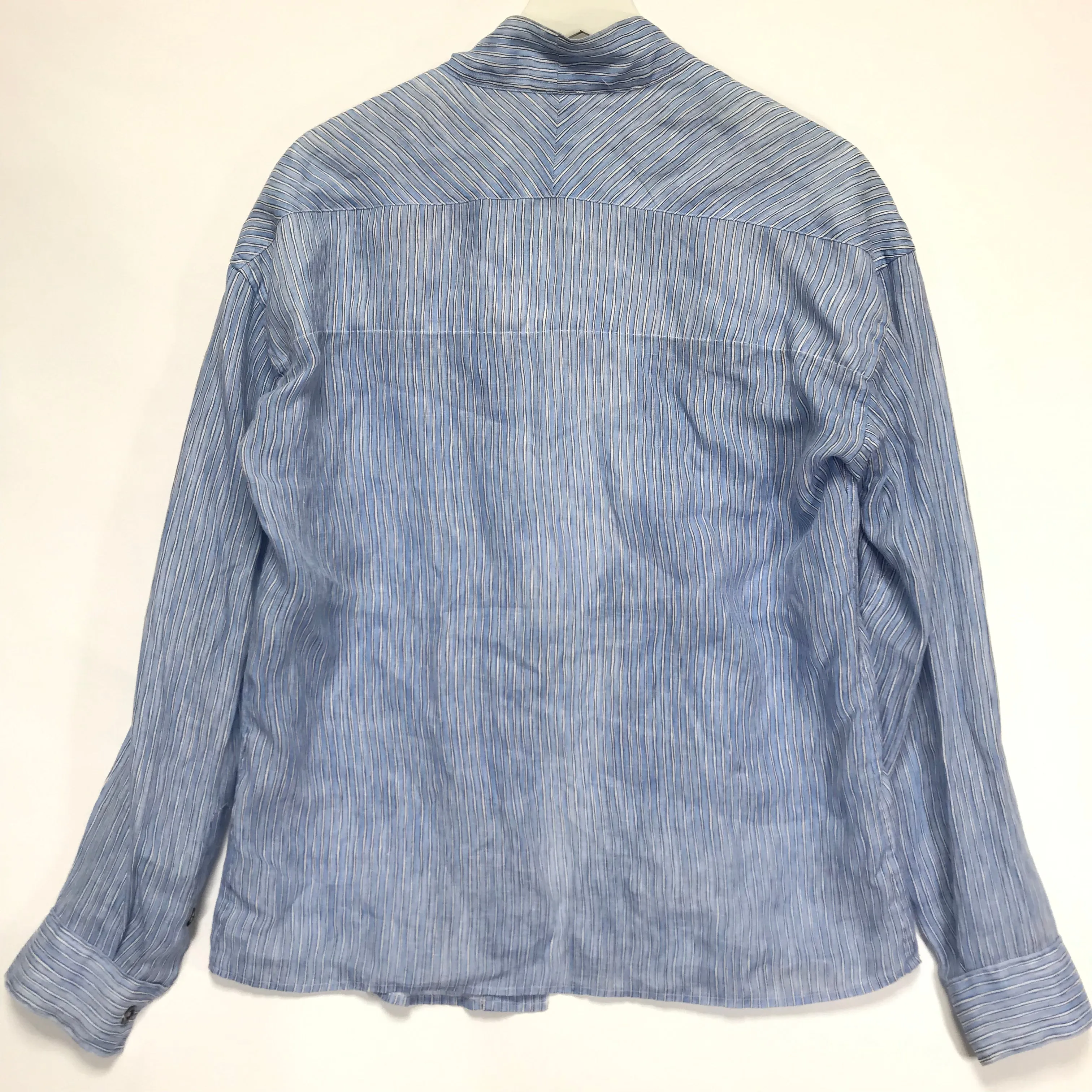 [M] VISVIM 13SS Visvim Lhamo Shirt IT (Italy) Linen Stripe