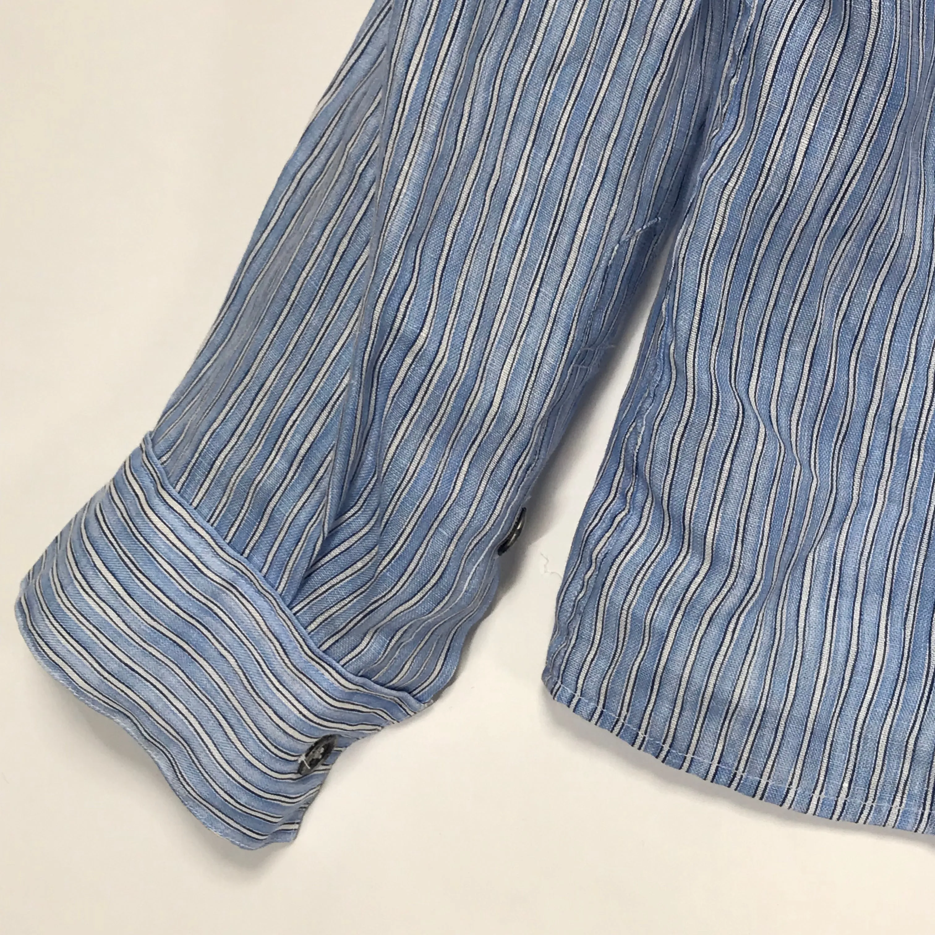 [M] VISVIM 13SS Visvim Lhamo Shirt IT (Italy) Linen Stripe