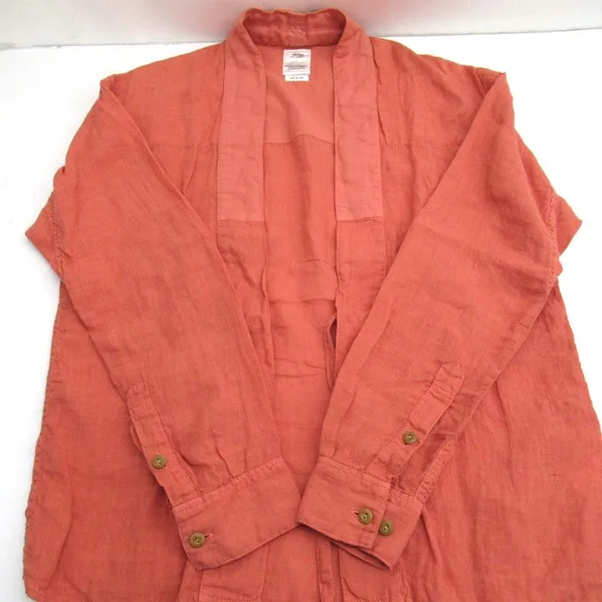 [M] VISVIM 18SS Lhamo Shirt Linen Salmon