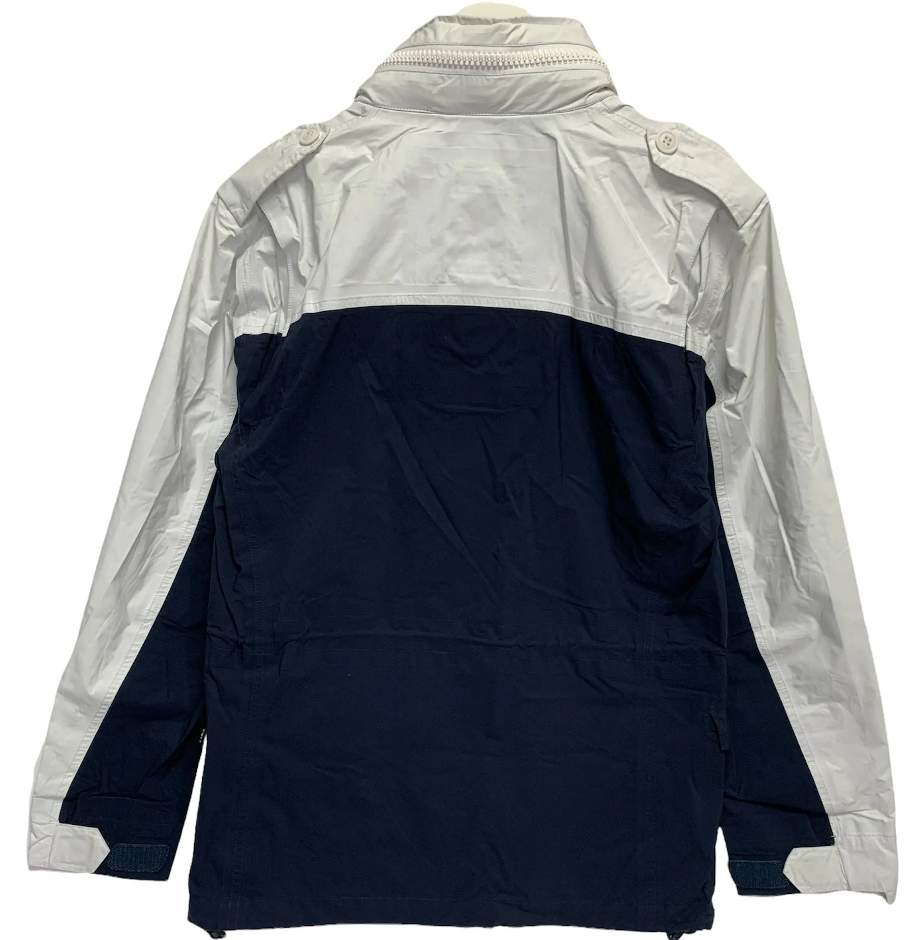 [M] Visvim Ripstop 2.5L Paclite Gore Tex Dado Bickle M-65 Jacket White/Navy