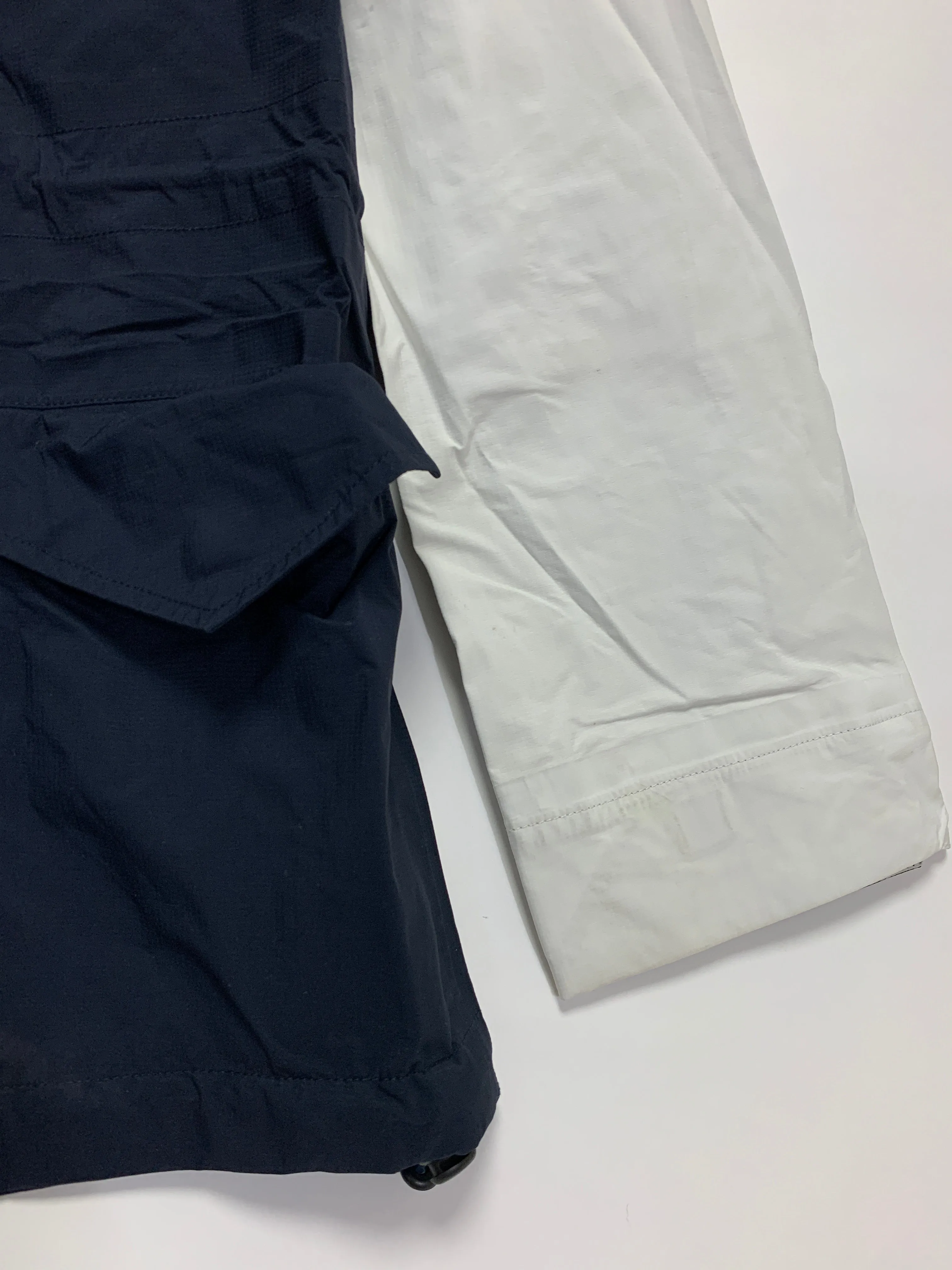 [M] Visvim Ripstop 2.5L Paclite Gore Tex Dado Bickle M-65 Jacket White/Navy