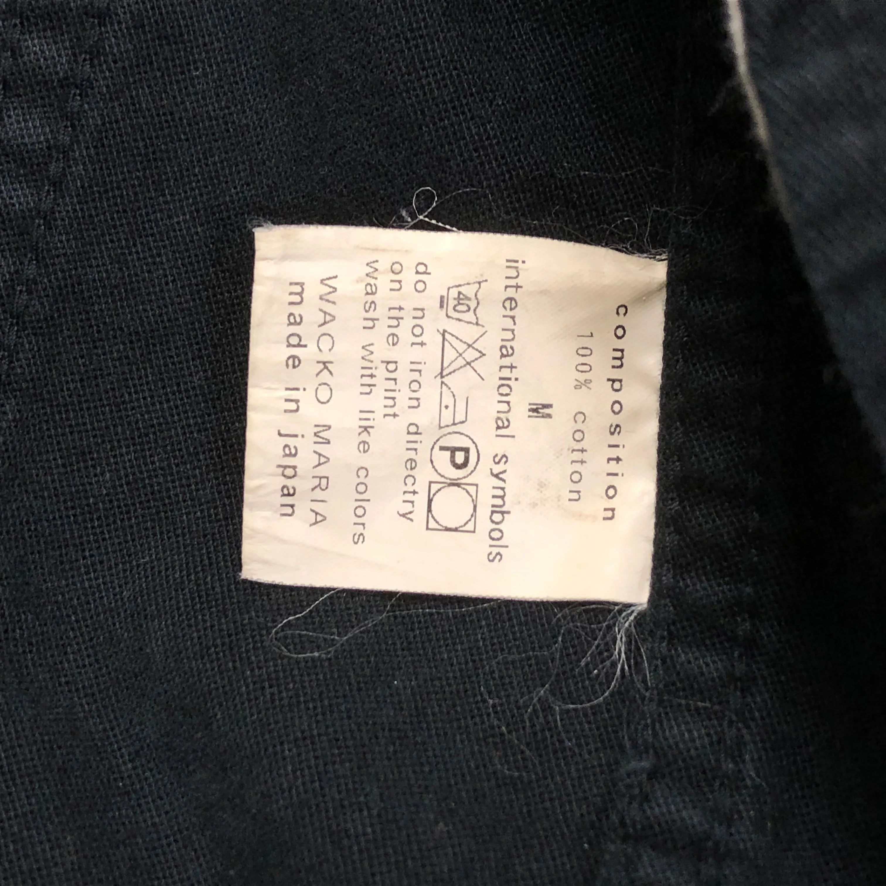 [M] Wacko Maria Freedom Renegades M-65 Jacket Navy