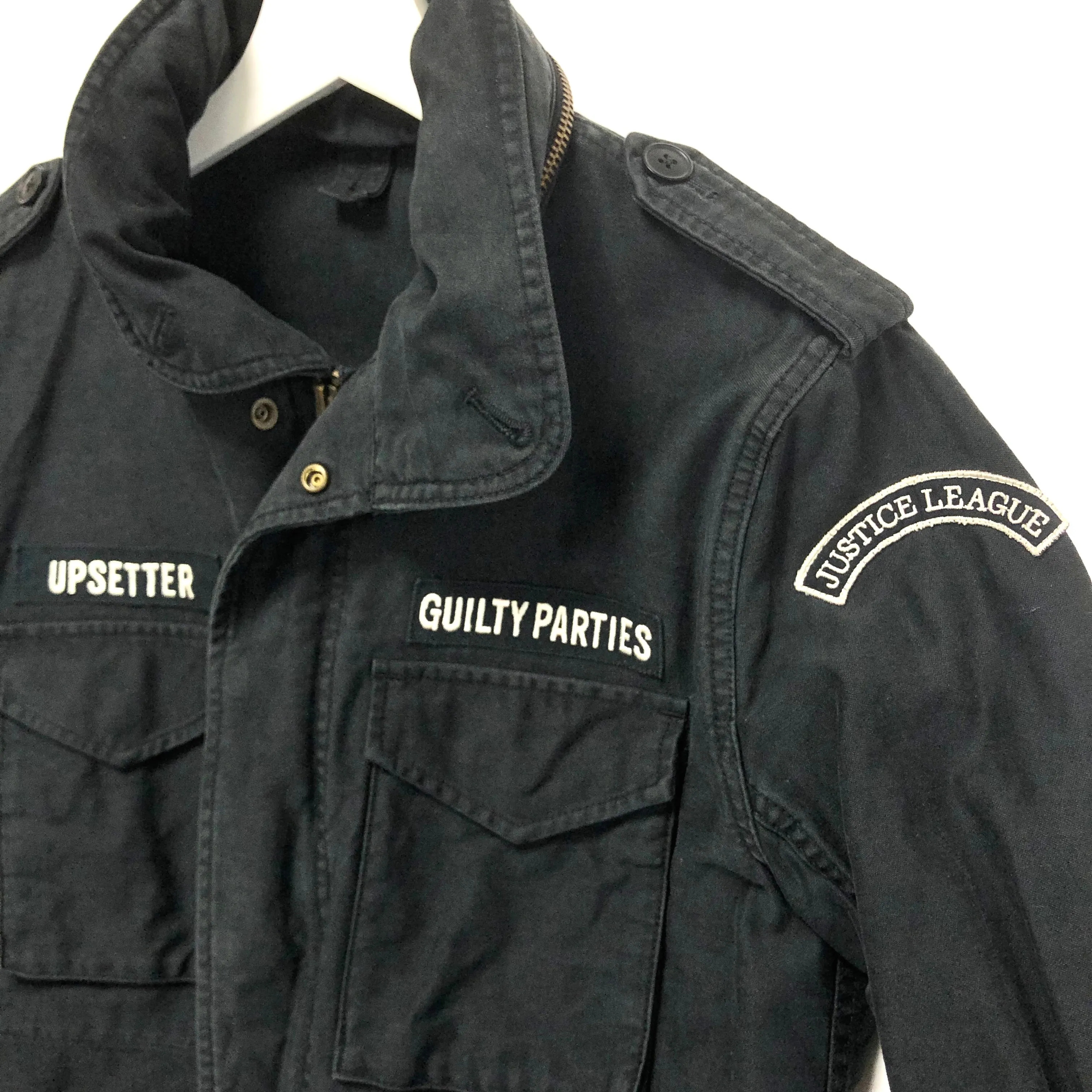 [M] Wacko Maria Freedom Renegades M-65 Jacket Navy