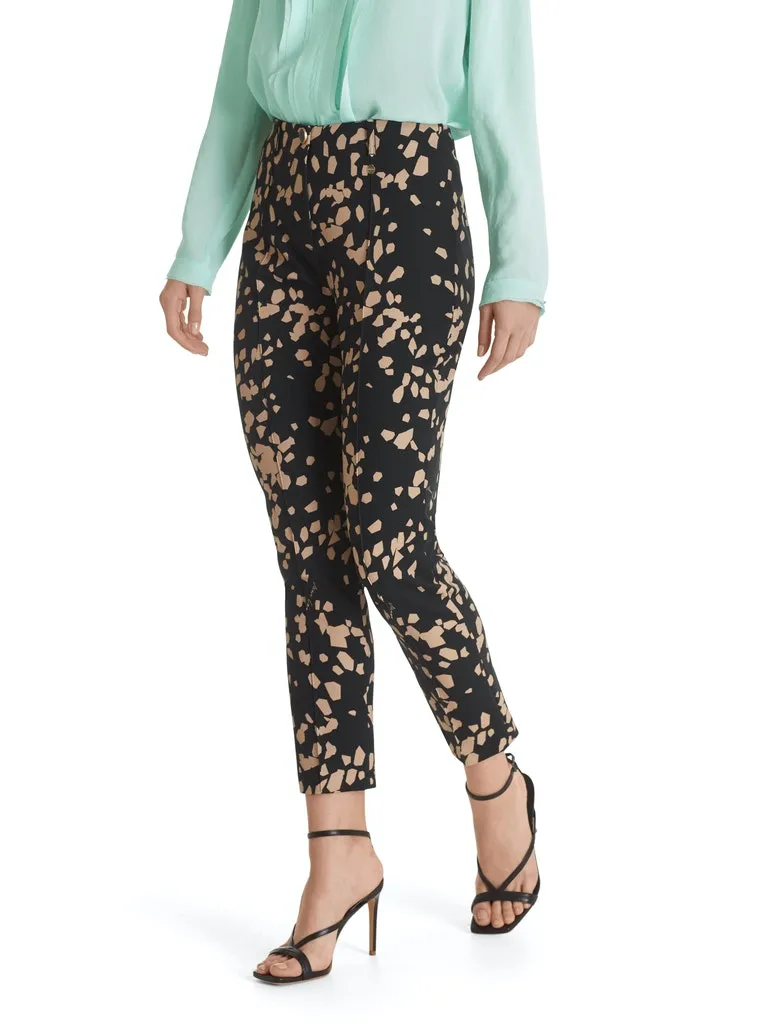 MarcCain Printed Pants in Scuba Jersey tc8111j08