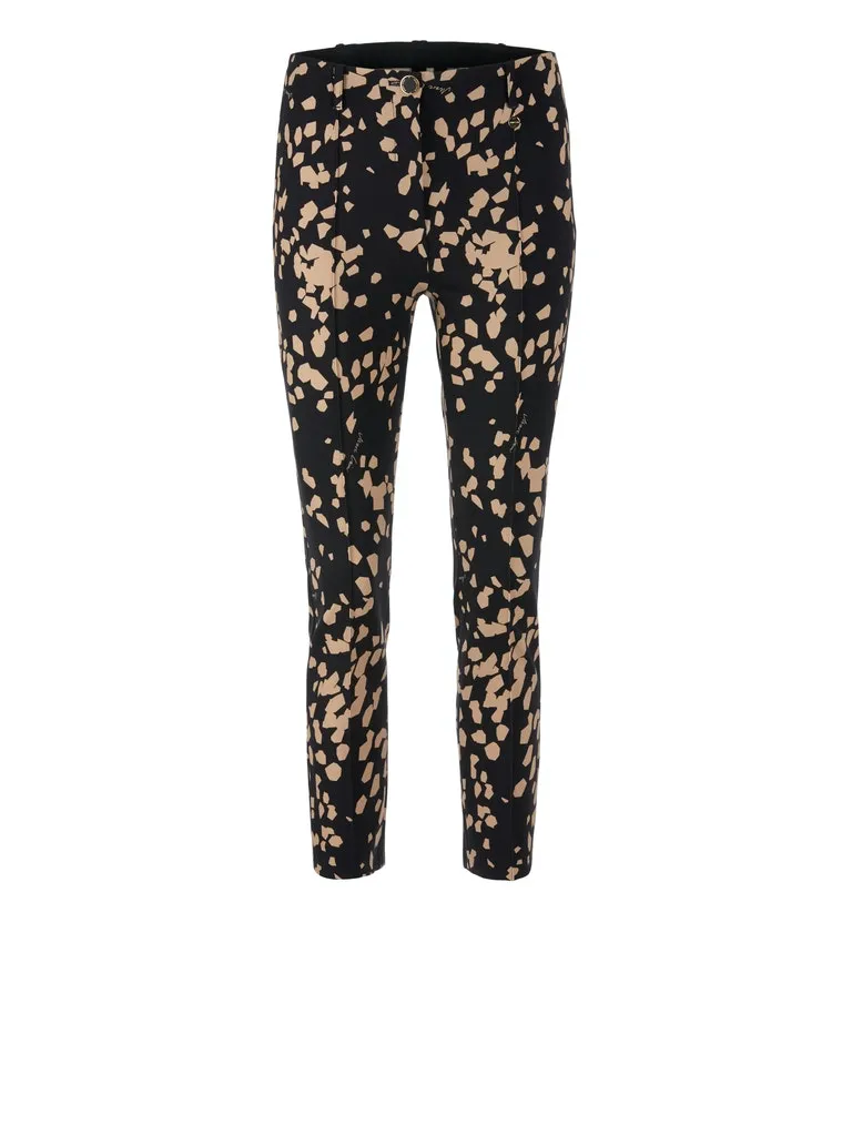 MarcCain Printed Pants in Scuba Jersey tc8111j08