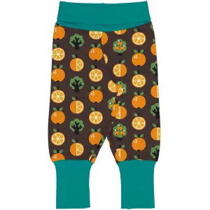 Maxomorra Rib Pants - Orange