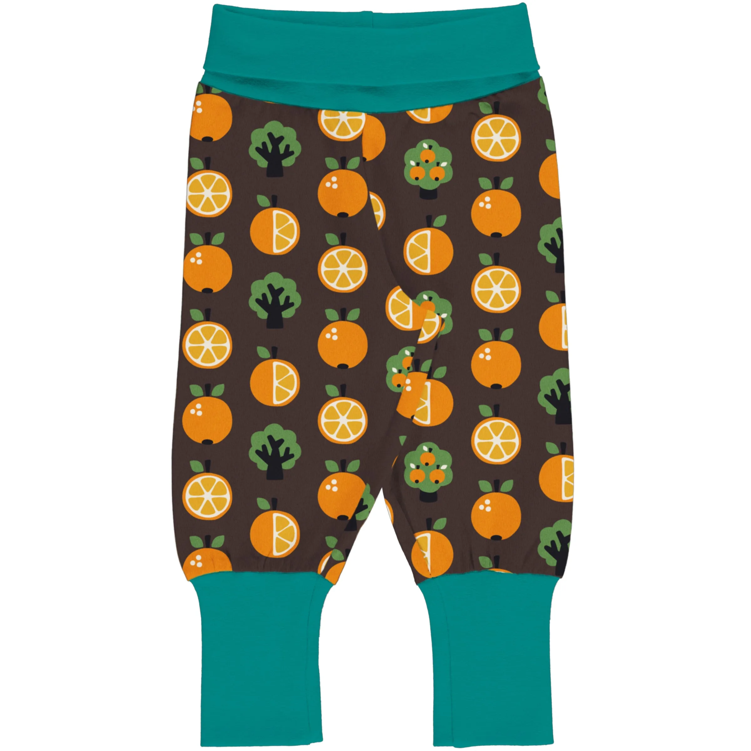 Maxomorra Rib Pants - Orange