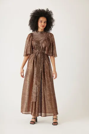 Maya Dress in Metallic