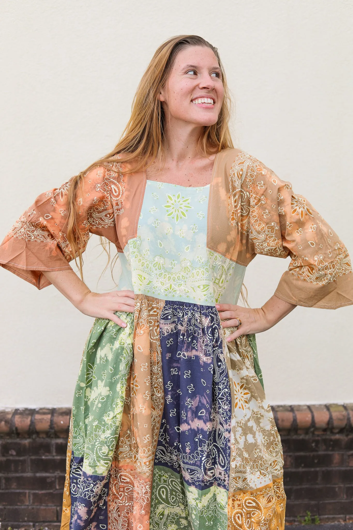Meadow Oaks Patchwork Dress