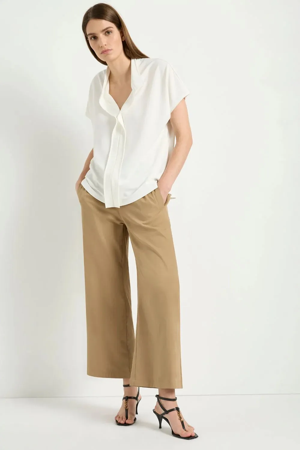 Mela Purdie Welt Pocket Pant in Cactus F613 1816