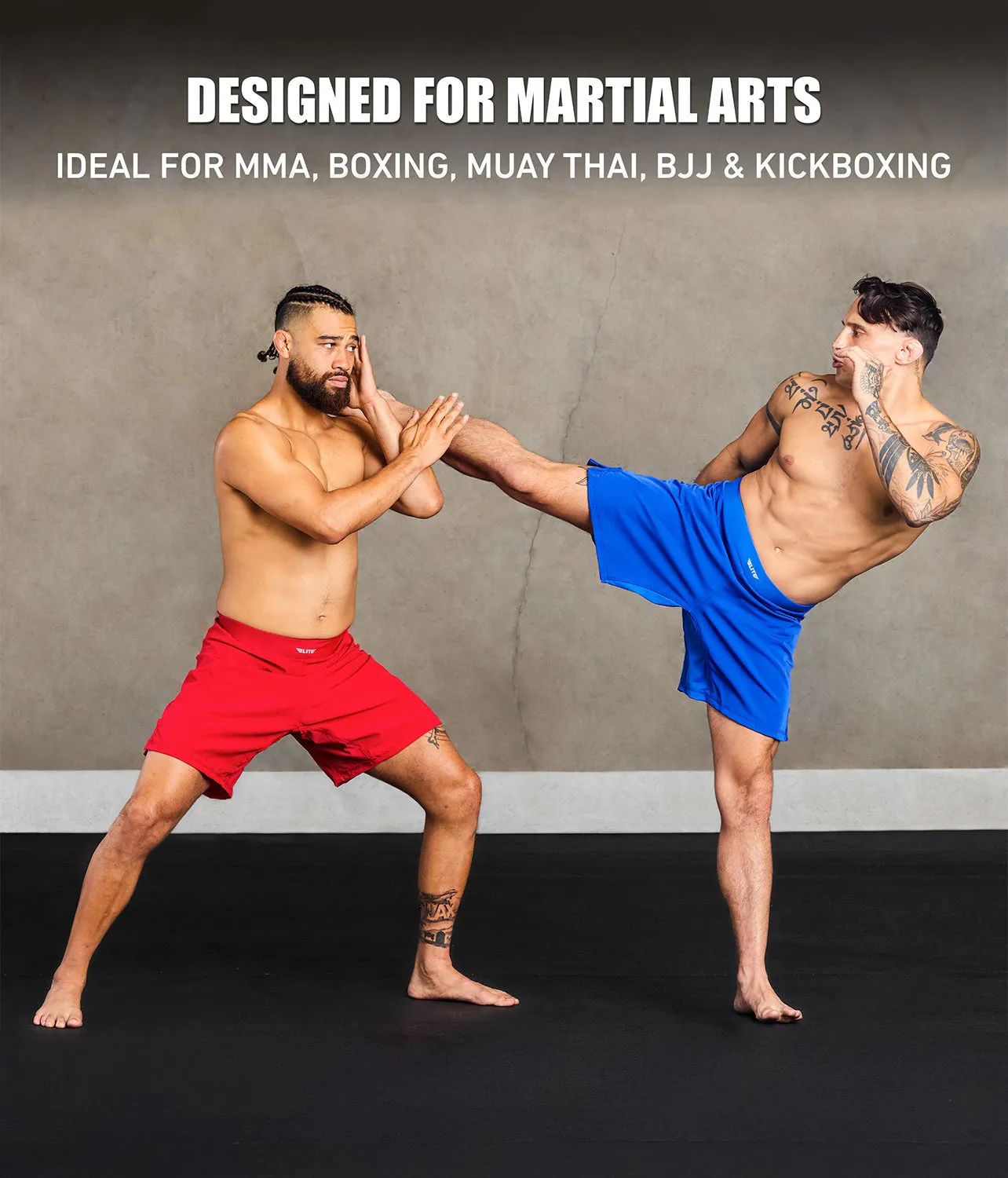 Men's Black Jack Blue Wrestling Shorts