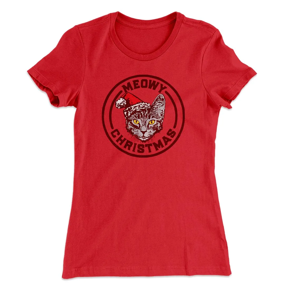 Meowy Christmas Women's T-Shirt