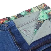 Mid Blue Denim Short