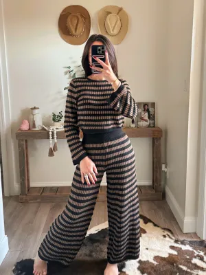 Mixed Pattern Lounge Set