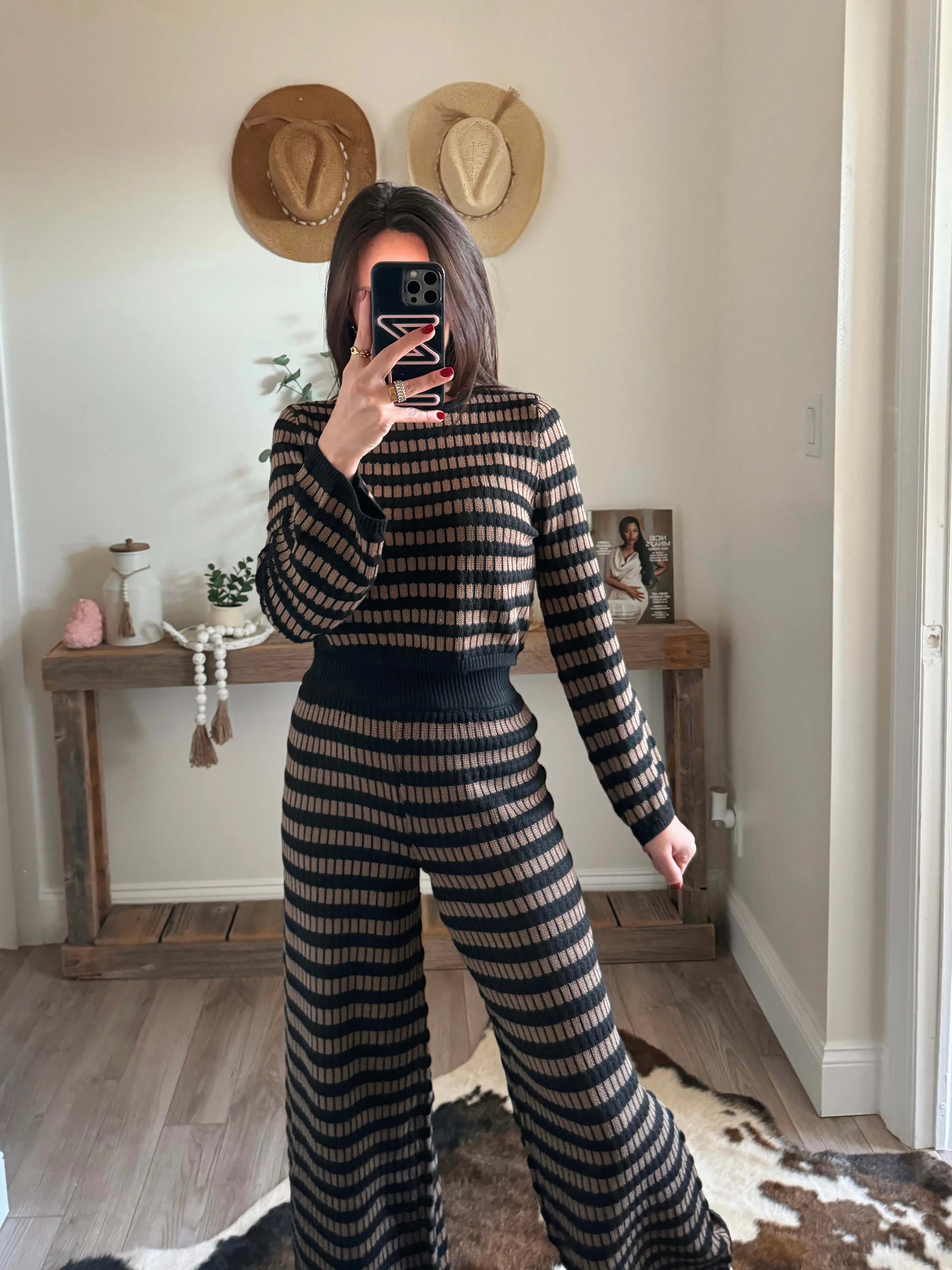 Mixed Pattern Lounge Set