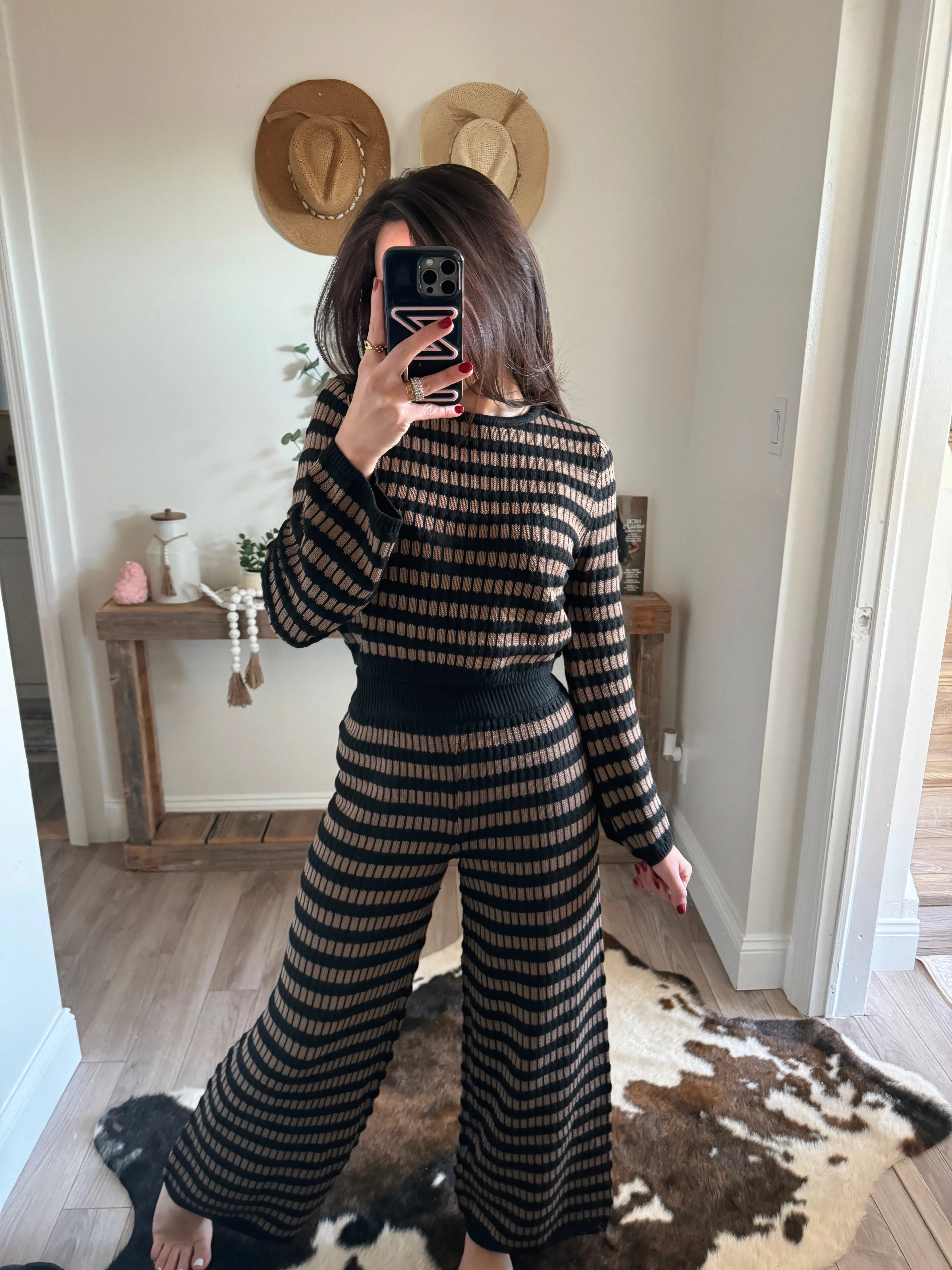 Mixed Pattern Lounge Set