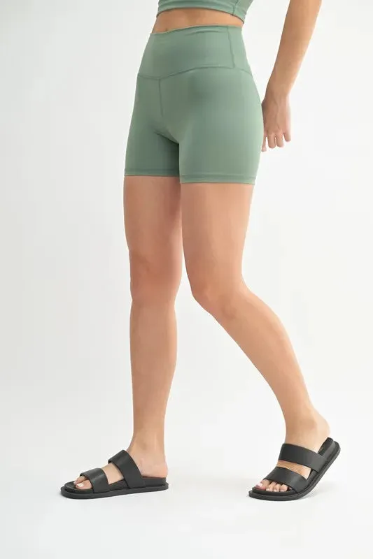 MONO B Venice Cloud Light Contour Biker Shorts