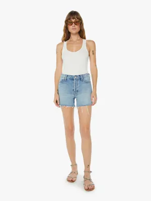 MOTHER Denim - Women - Leap At The Chance The Skipper Short and Long Fray