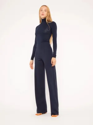 Navy Ponte Pants