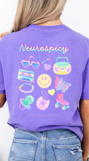 Neurospicy 90’s Gem Tee