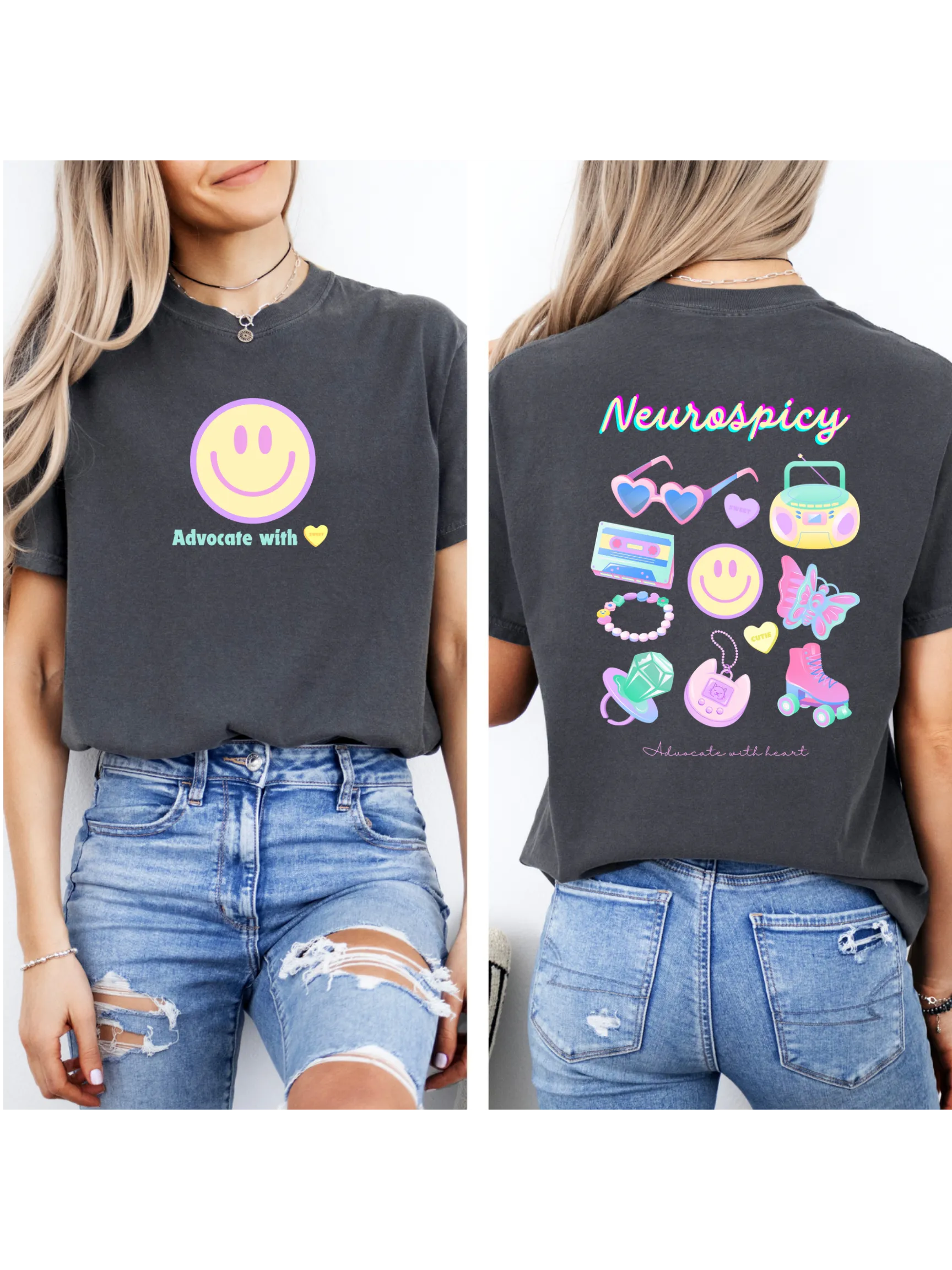 Neurospicy 90’s Gem Tee