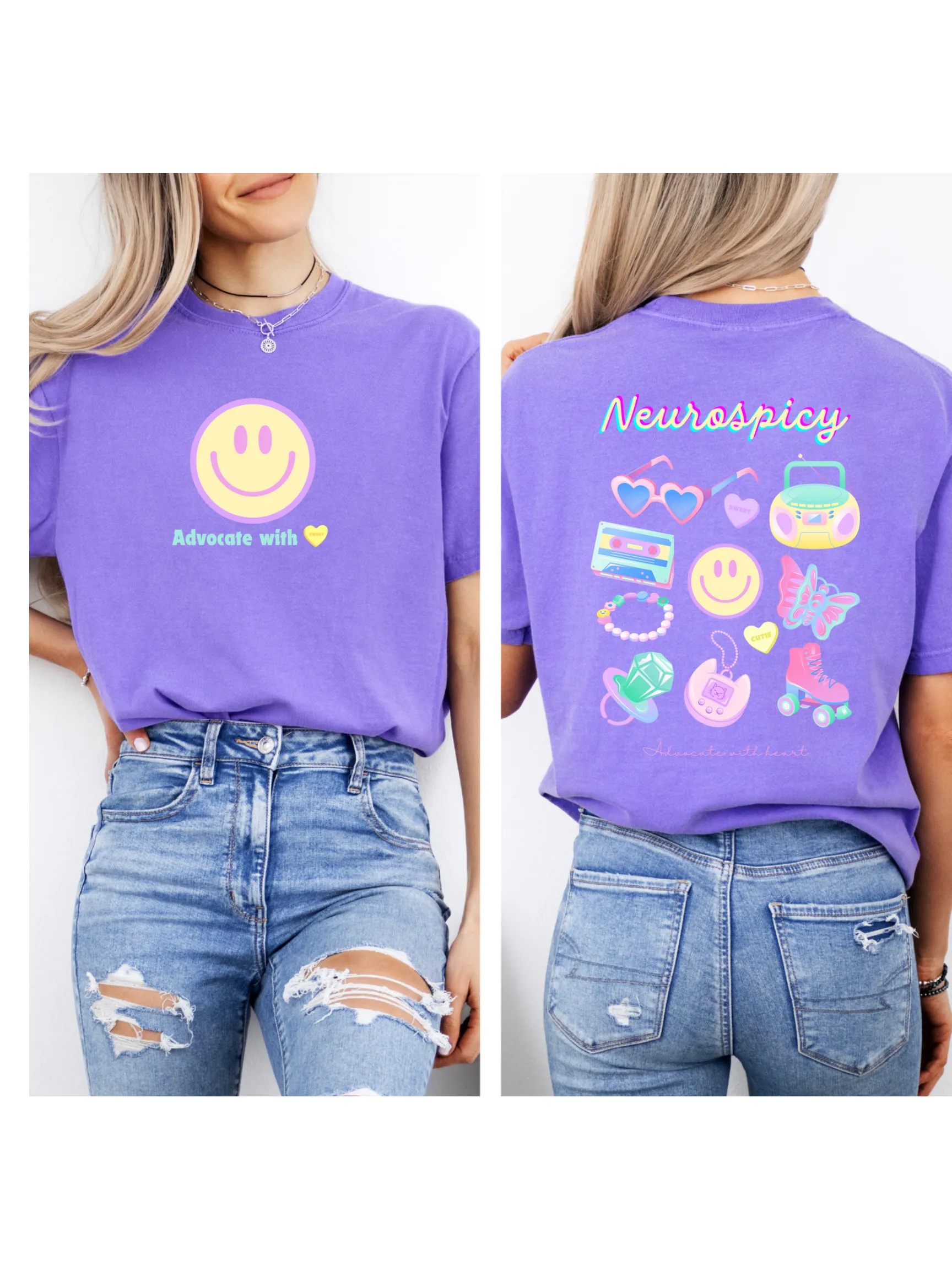 Neurospicy 90’s Gem Tee