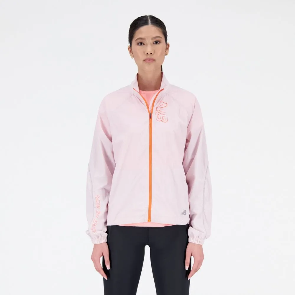 New Balance Women's Printed Impact Run Light Pack Jacket