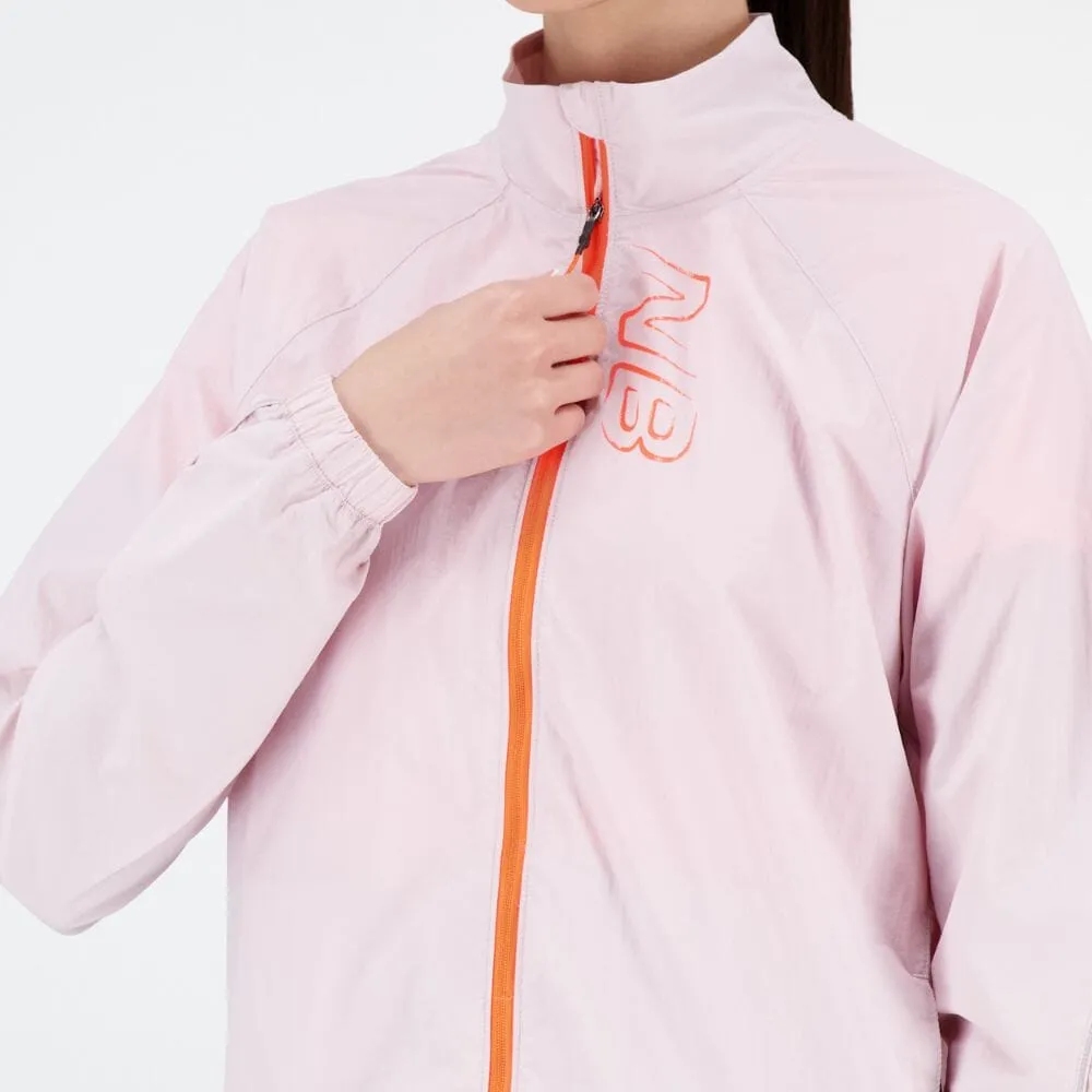 New Balance Women's Printed Impact Run Light Pack Jacket